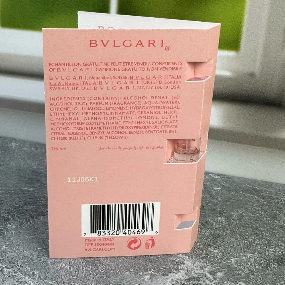 BVLGARI Rose Goldea Blossom Delight Sample 1.5 ml